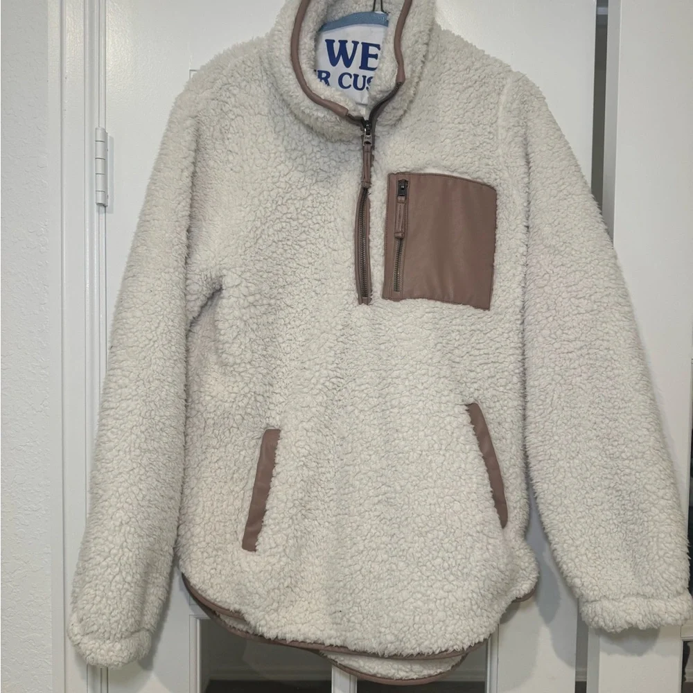 Abercrombie & Fitch softAF Sherpa half-zip - Picture 4 of 4